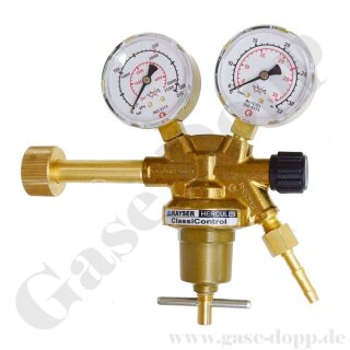 Argon CO2 Druckminderer 200 bar 0 - 24 l/min mit Handanschluss - ClassicControl KAYSER / HERCULES KH14901N