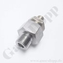 Doppelnippel M19x1,5 LH AG x 1/4" NPT AG - Adapter...