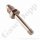 Flaschenanschluss BS341 No.3 - G 5/8" AG x 1/4" NPT AG - 250 bar - Interte Gase - Messing verchromt 6.0