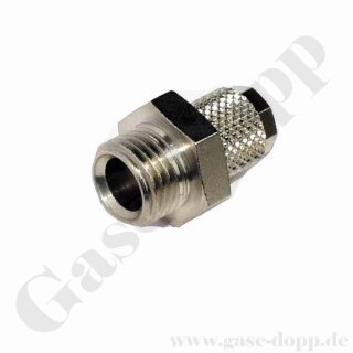 Schnellverschraubung - gerade - 8 / 6 mm x G 1/8" AG