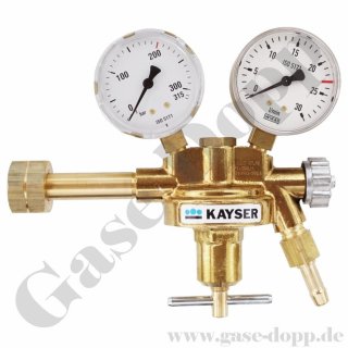 Formiergas Wasserstoff Druckminderer 200 bar / 0 - 30 l/min - KAYSER 14700